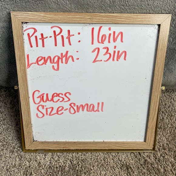 Vintage Guess Faux Leather Moto Vest Small Indie 90s Y2K Grunge Goth Boho Baddie - Picture 8 of 8